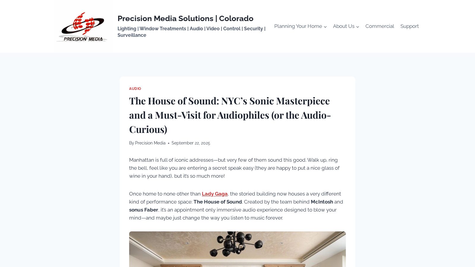 The House of Sound: NYC’s Sonic Masterpiece and a Must-Visit for Audiophiles (or the Audio-Curious)