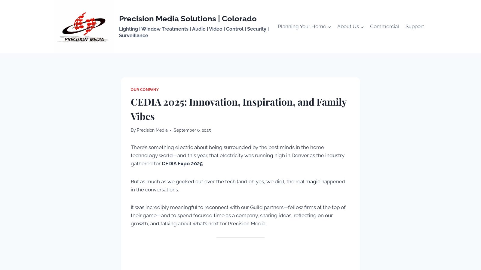 CEDIA 2025: Innovation, Inspiration, and Family Vibes