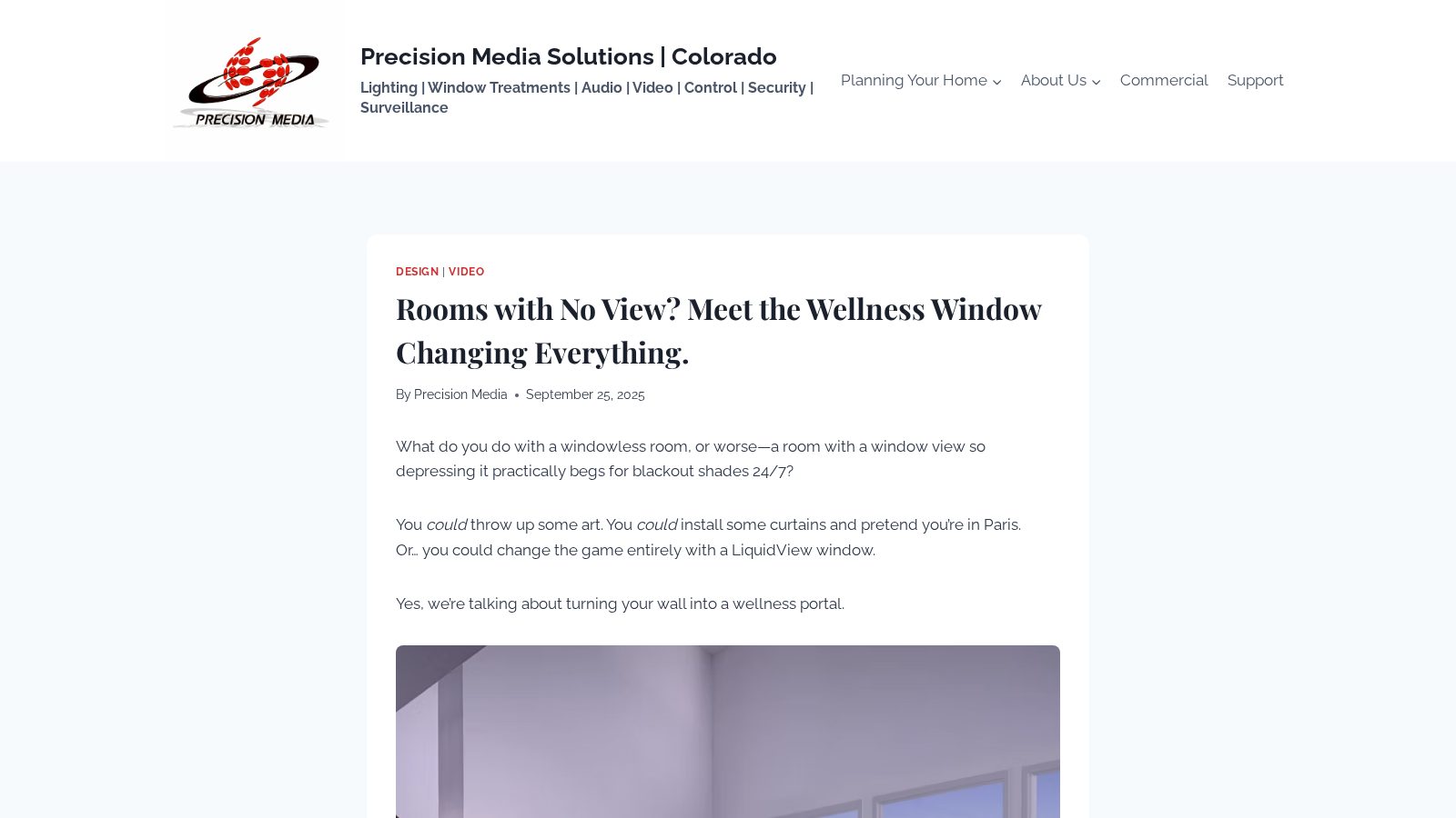 Rooms with No View? Meet the Wellness Window Changing Everything.